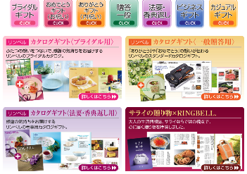 リンベルカタログの種類